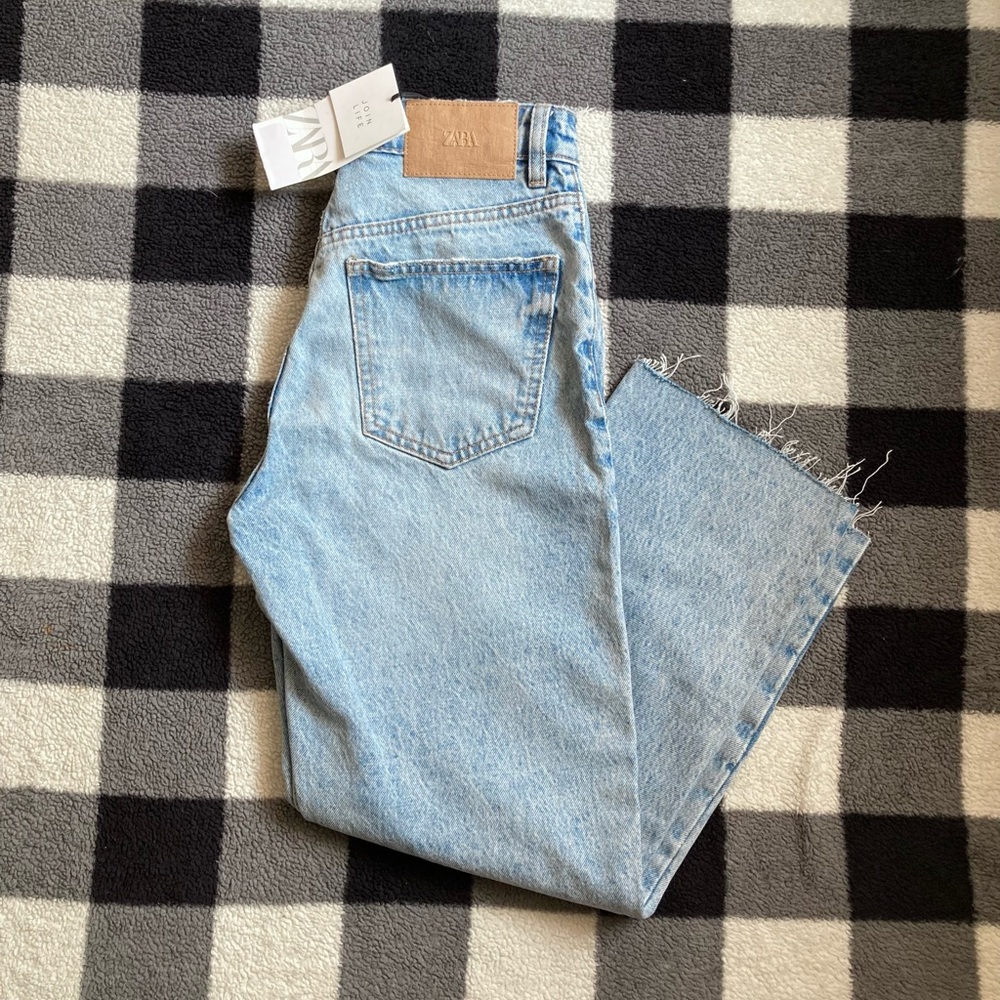 Straight leg jeans